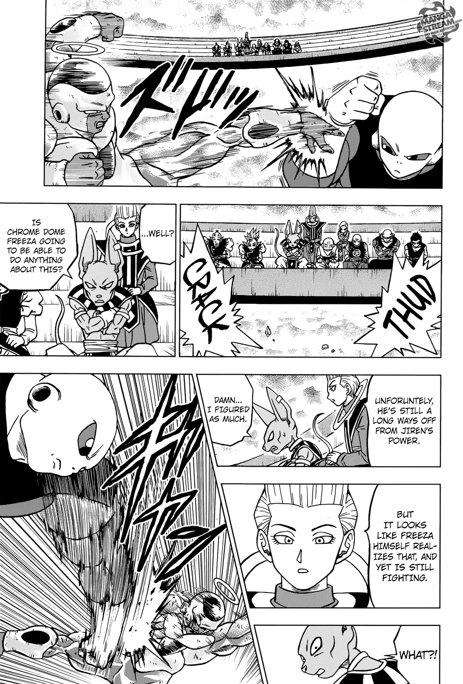 Dragon Ball Super Manga Chapter 40 page 31 - Jiren vs. Universe 7