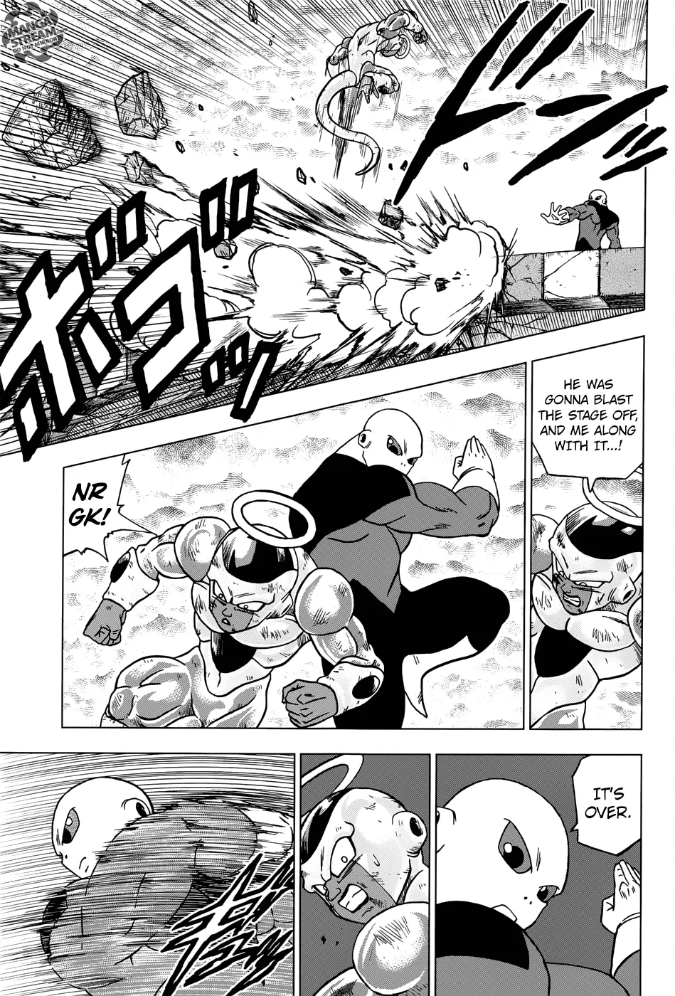 Dragon Ball Super Manga Chapter 40 page 33 - Jiren vs. Universe 7