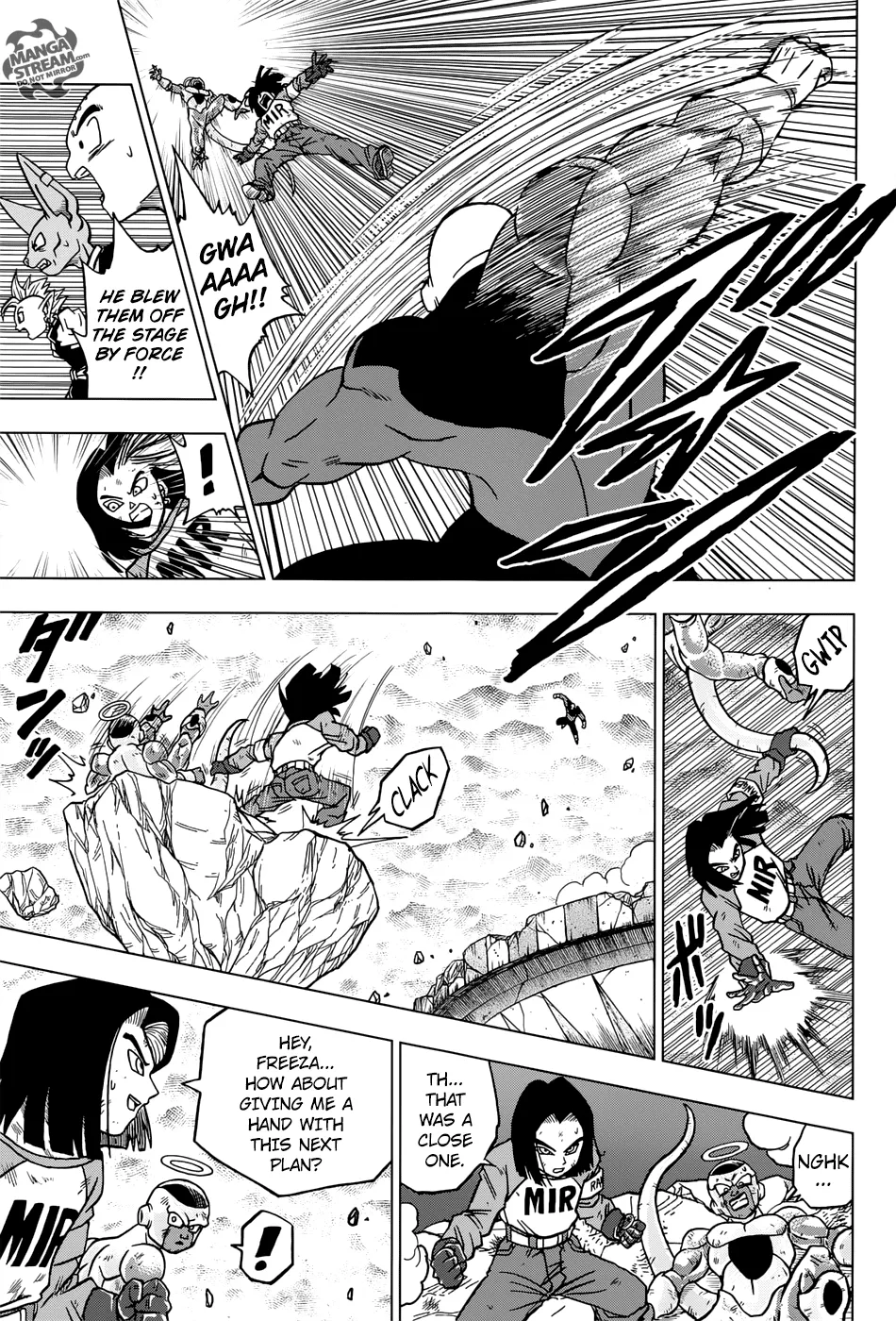 Dragon Ball Super Manga Chapter 40 page 35 - Jiren vs. Universe 7