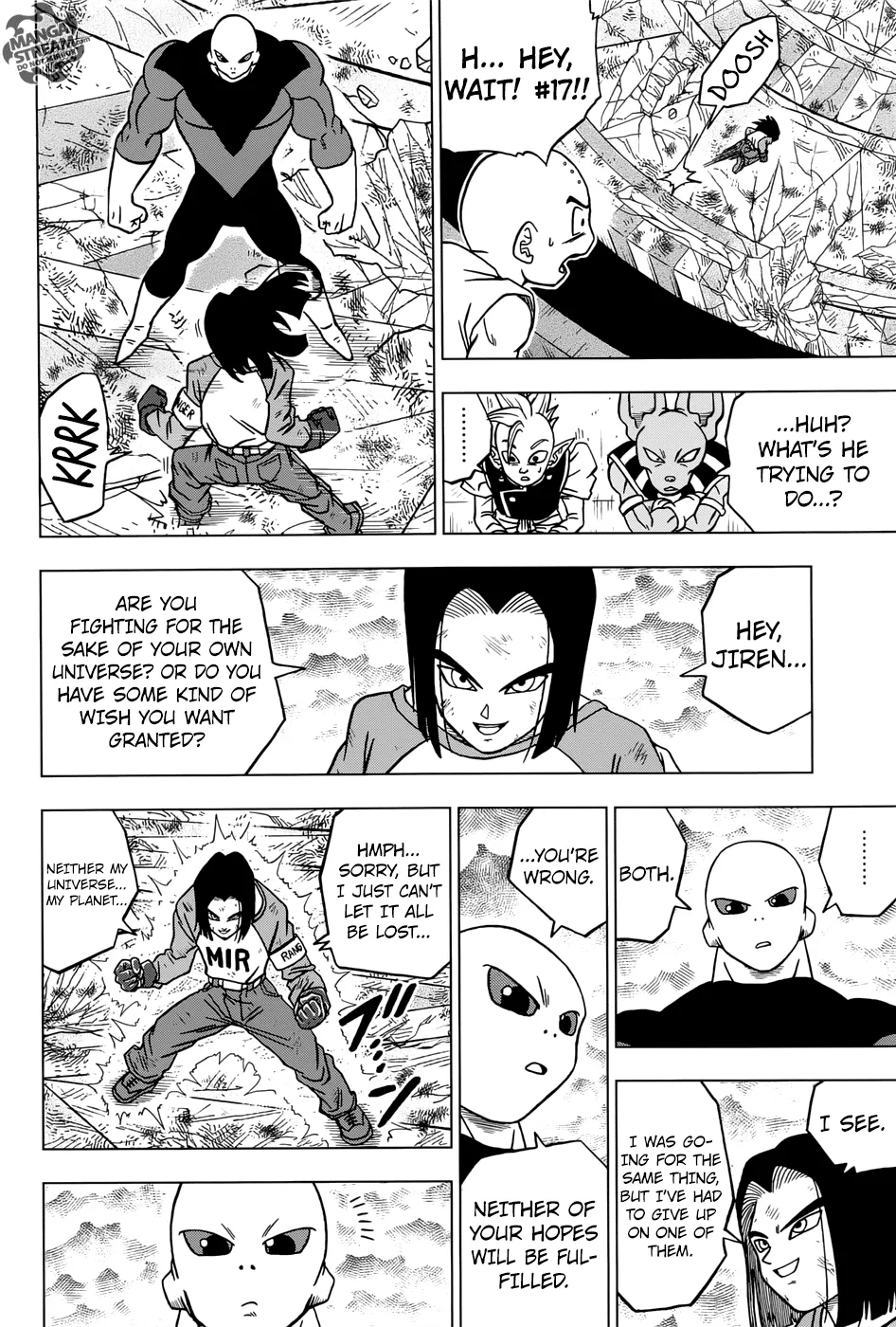 Dragon Ball Super Manga Chapter 40 page 38 - Jiren vs. Universe 7