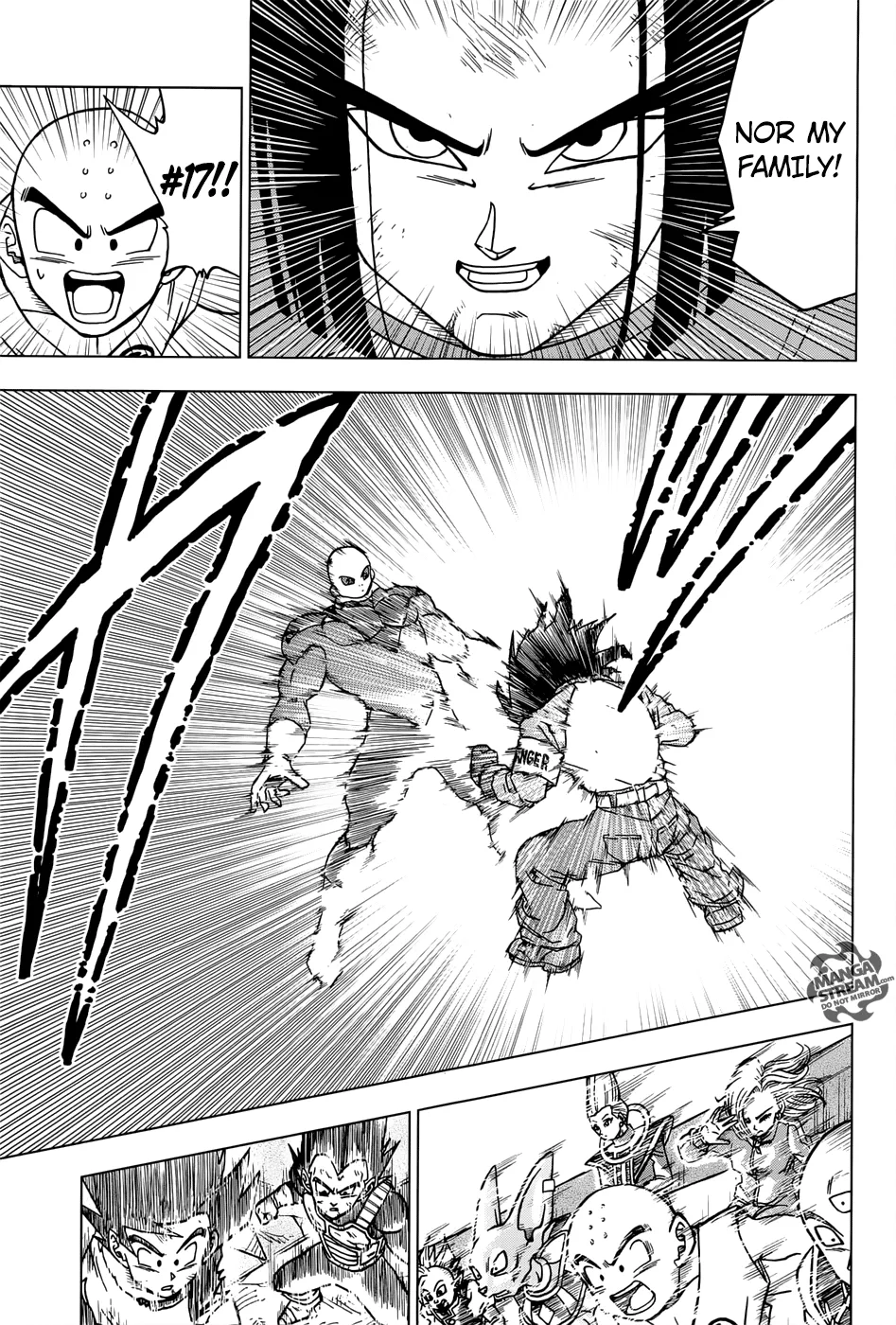 Dragon Ball Super Manga Chapter 40 page 39 - Jiren vs. Universe 7