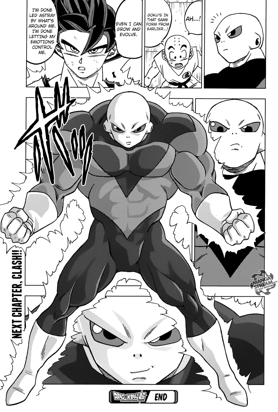Dragon Ball Super Manga Chapter 40 page 45 - Jiren vs. Universe 7