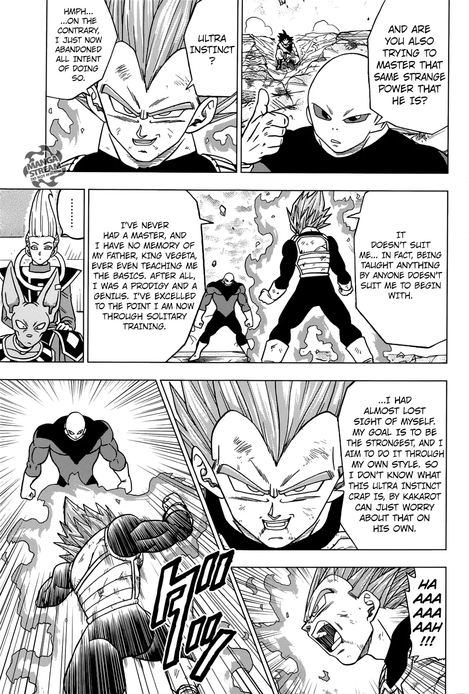 Dragon Ball Super Manga Chapter 40 page 9 - Jiren vs. Universe 7