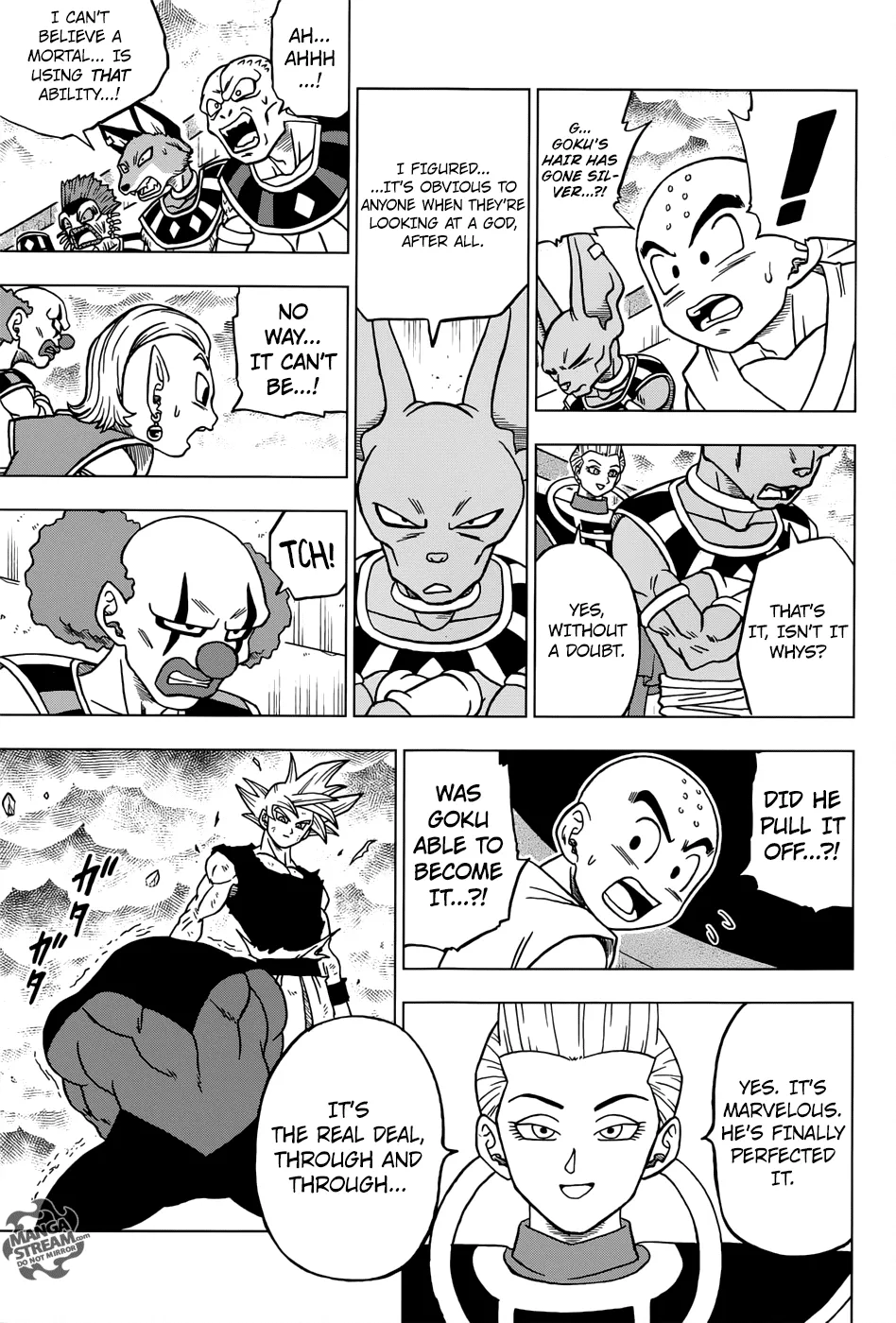 Dragon Ball Super Manga Chapter 41 page 13 - Ultra Instinct