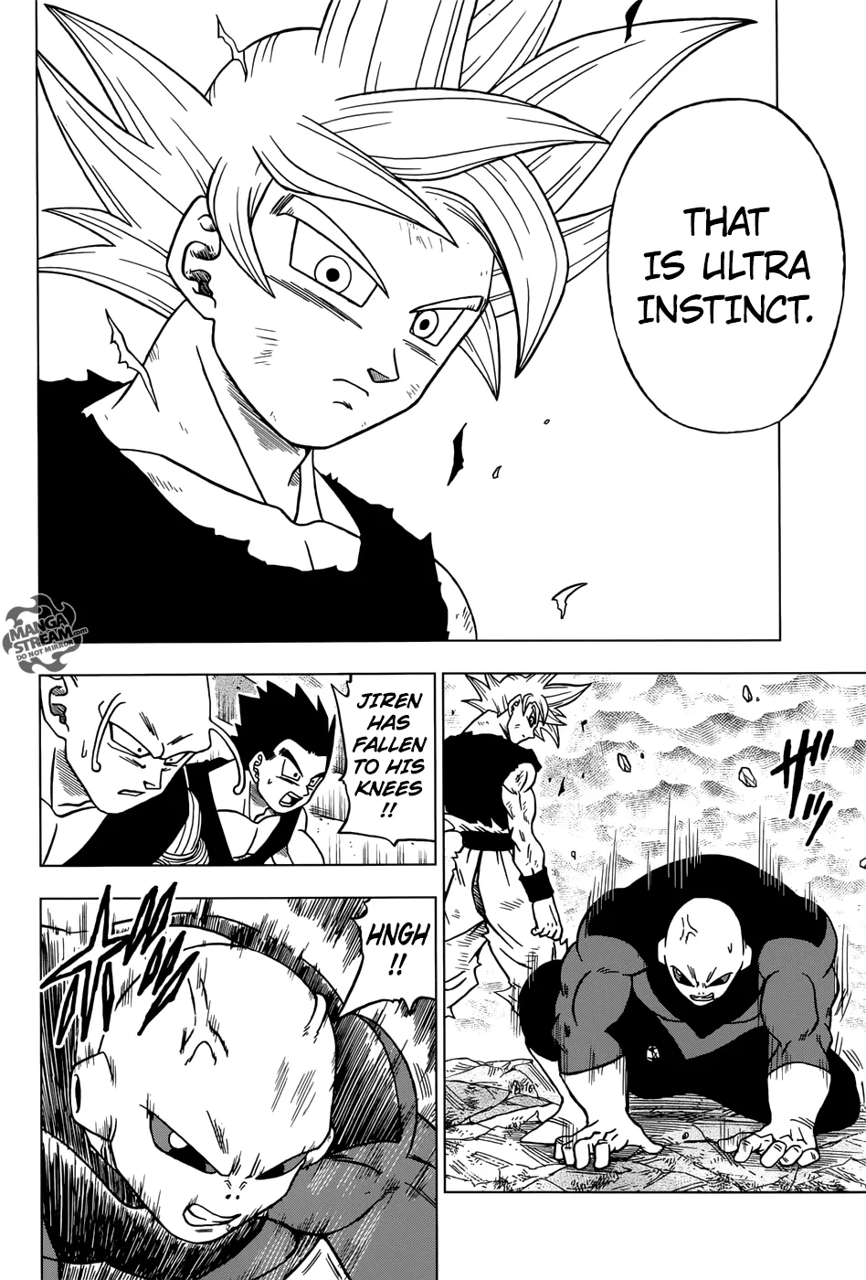 Dragon Ball Super Manga Chapter 41 page 14 - Ultra Instinct