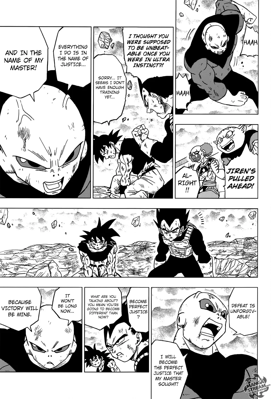 Dragon Ball Super Manga Chapter 41 page 37 - Ultra Instinct