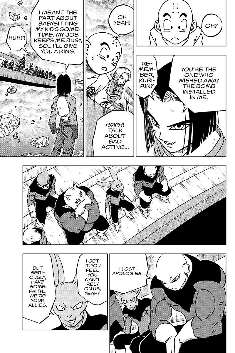 Dragon Ball Super Manga Chapter 42 page 25 - Battle's End and Aftermath
