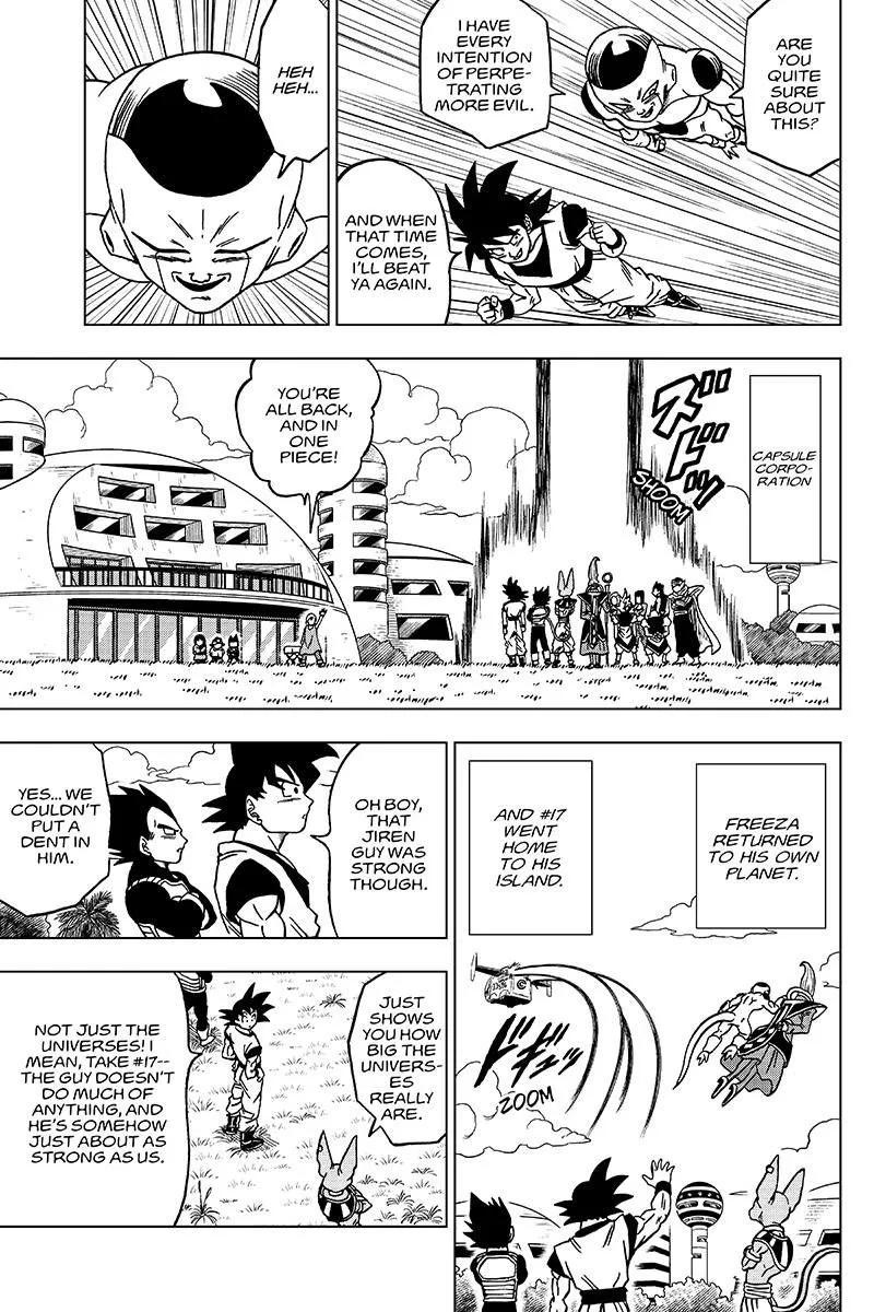 Dragon Ball Super Manga Chapter 42 page 31 - Battle's End and Aftermath