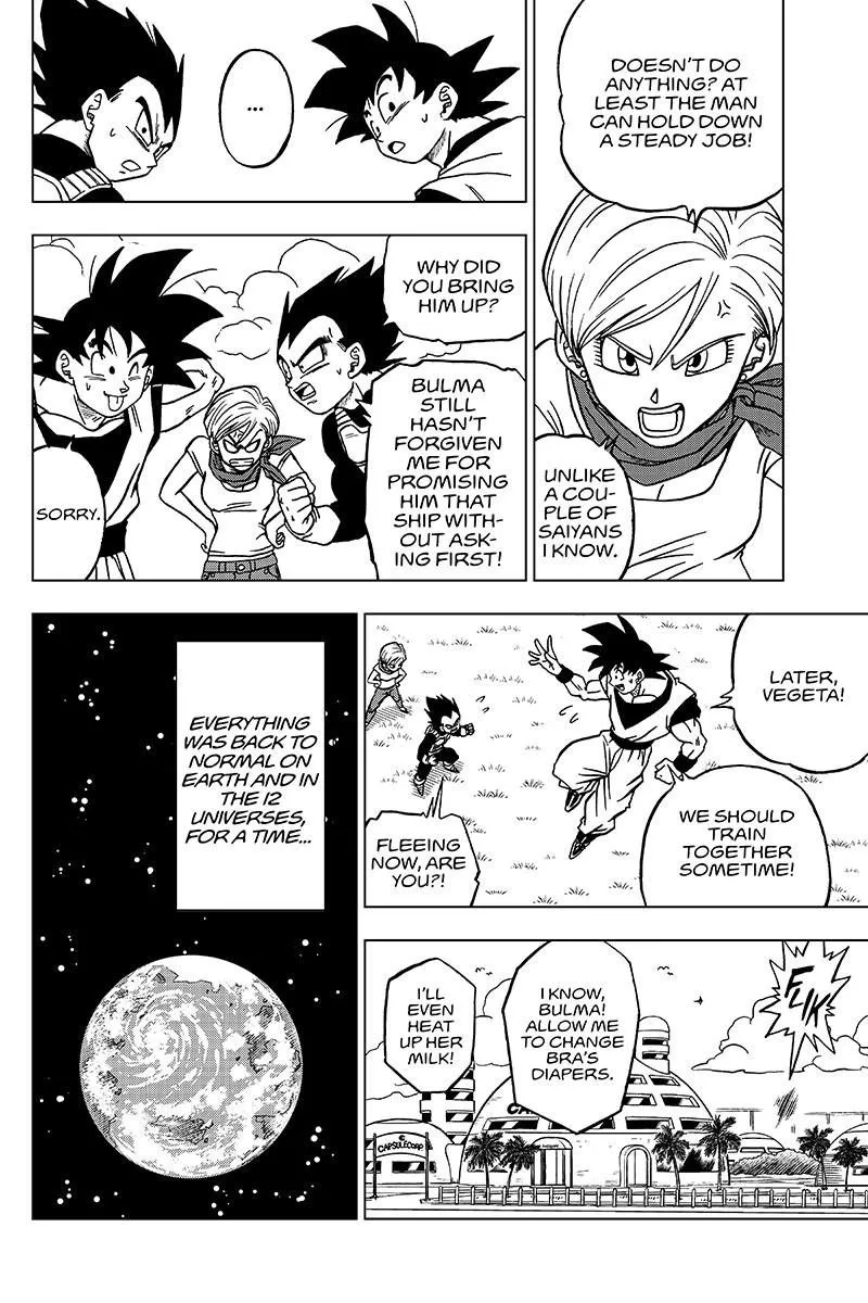Dragon Ball Super Manga Chapter 42 page 32 - Battle's End and Aftermath