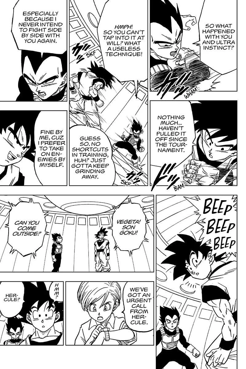 Dragon Ball Super Manga Chapter 42 page 35 - Battle's End and Aftermath