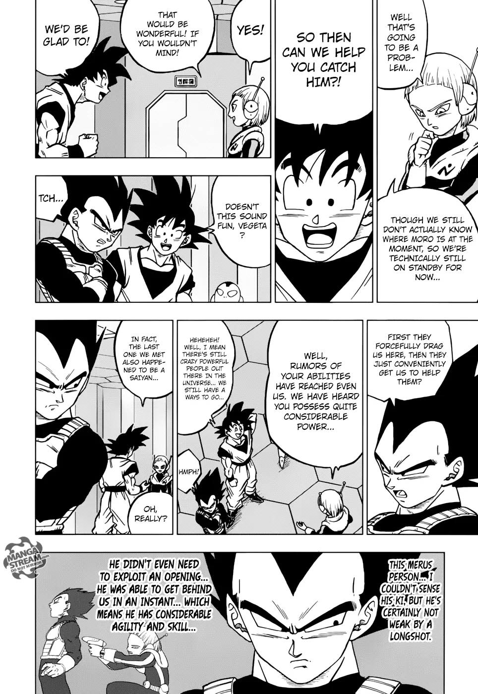 Dragon Ball Super Manga Chapter 43 page 18 - Joining the Galactic Patrol!