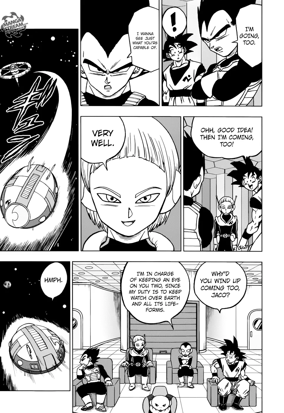Dragon Ball Super Manga Chapter 43 page 23 - Joining the Galactic Patrol!