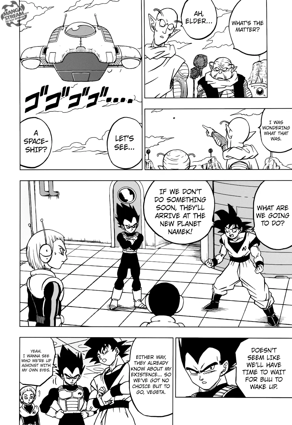 Dragon Ball Super Manga Chapter 44 page 16 - Escaped Prisoner Moro