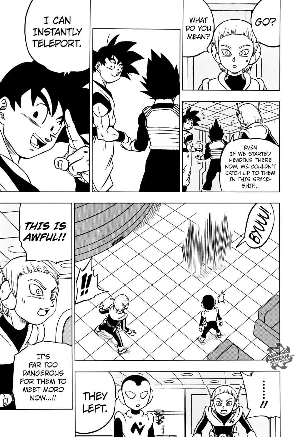 Dragon Ball Super Manga Chapter 44 page 17 - Escaped Prisoner Moro