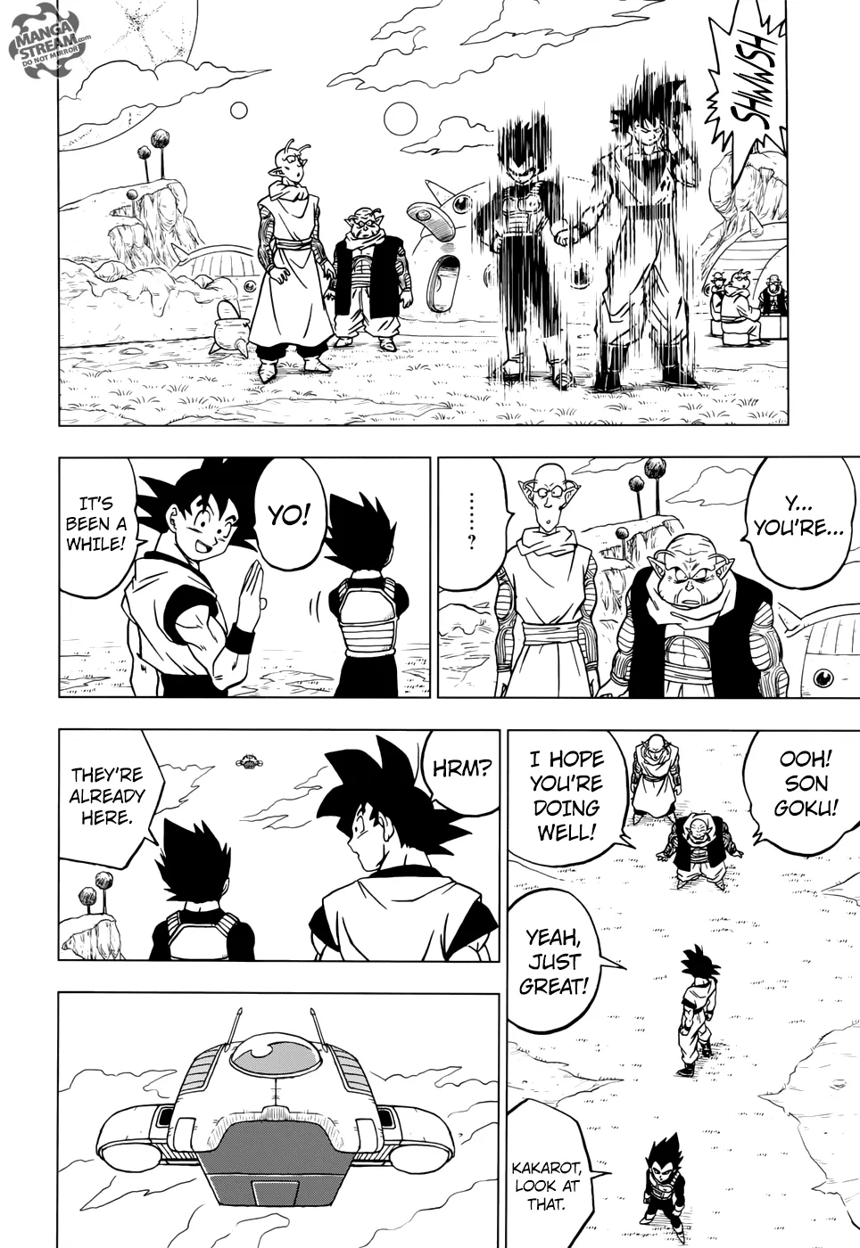 Dragon Ball Super Manga Chapter 44 page 18 - Escaped Prisoner Moro