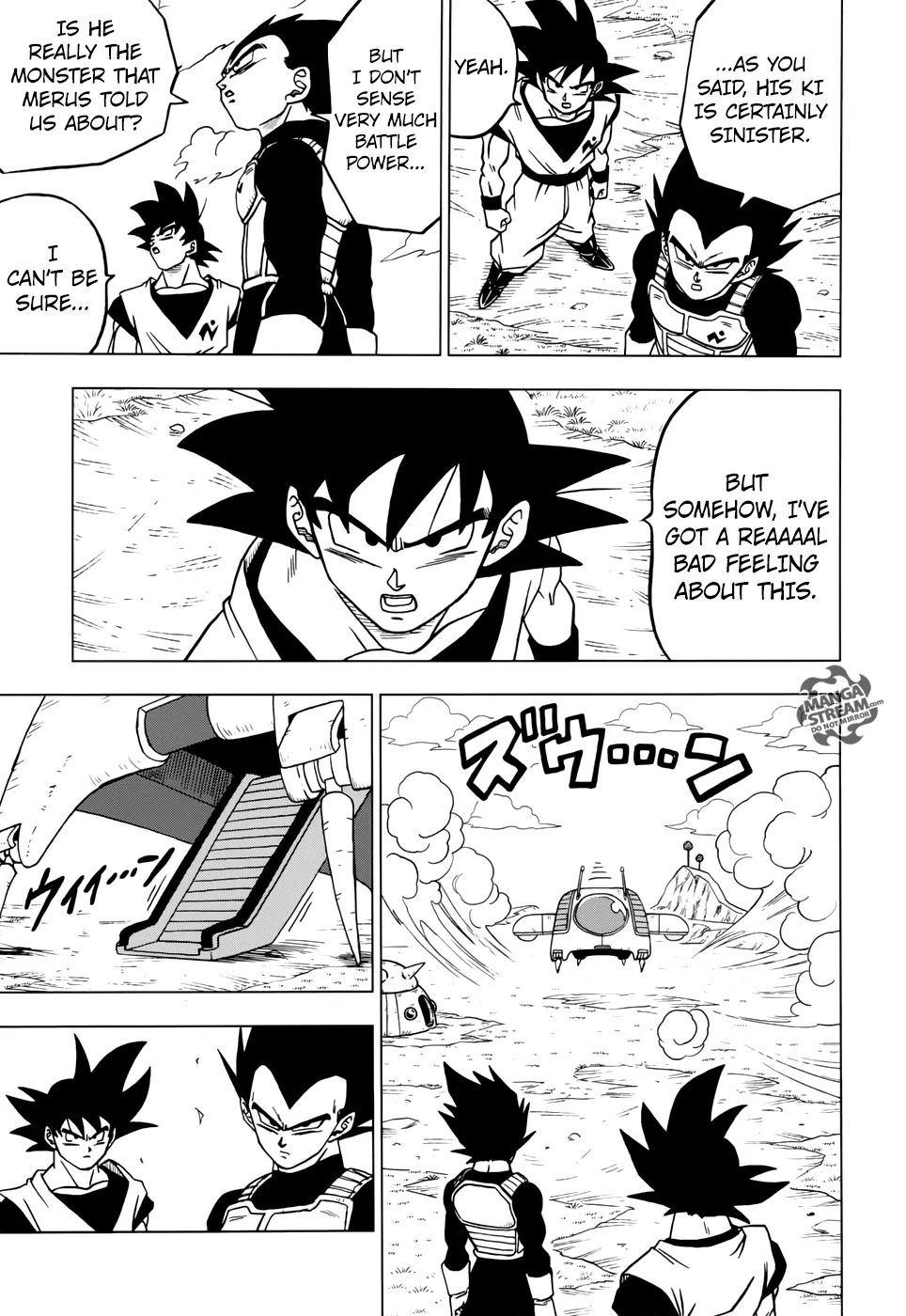 Dragon Ball Super Manga Chapter 44 page 21 - Escaped Prisoner Moro