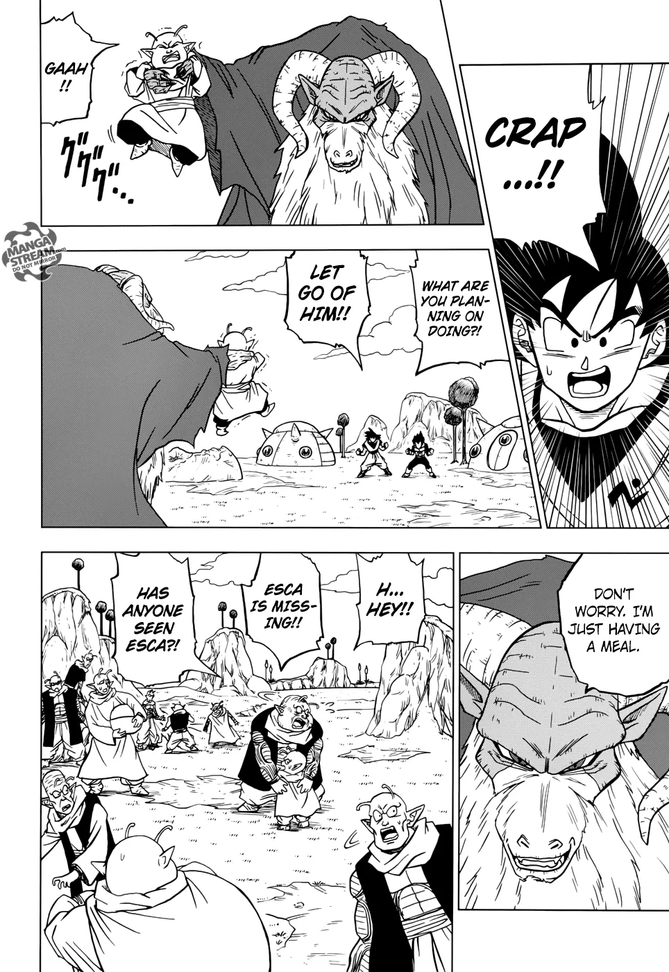 Dragon Ball Super Manga Chapter 44 page 26 - Escaped Prisoner Moro
