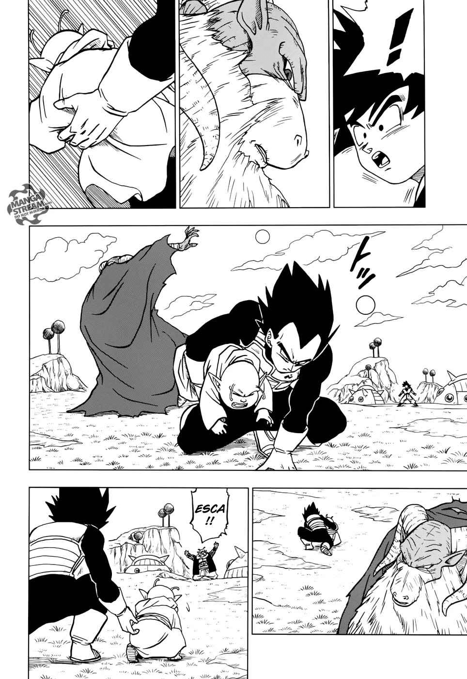 Dragon Ball Super Manga Chapter 44 page 28 - Escaped Prisoner Moro