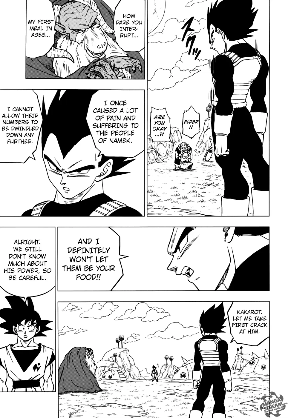 Dragon Ball Super Manga Chapter 44 page 29 - Escaped Prisoner Moro