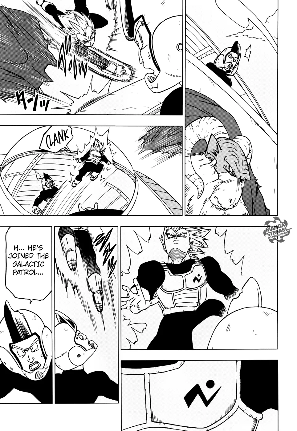 Dragon Ball Super Manga Chapter 44 page 33 - Escaped Prisoner Moro