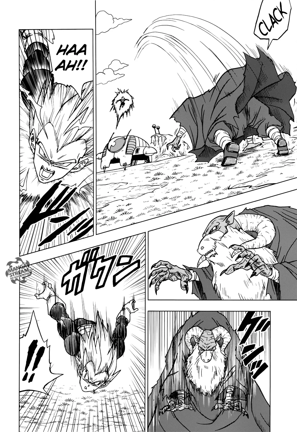 Dragon Ball Super Manga Chapter 44 page 34 - Escaped Prisoner Moro