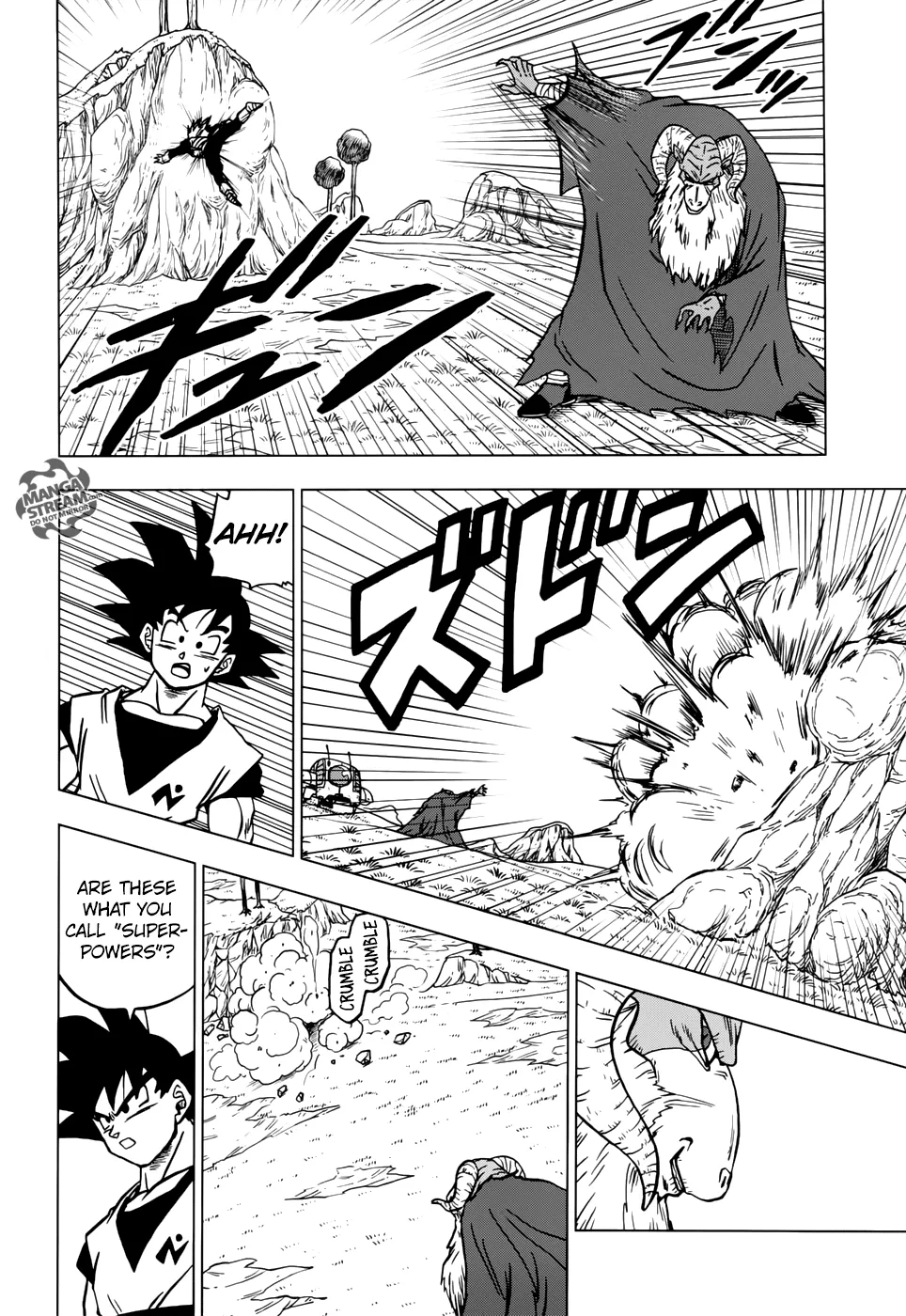 Dragon Ball Super Manga Chapter 44 page 36 - Escaped Prisoner Moro