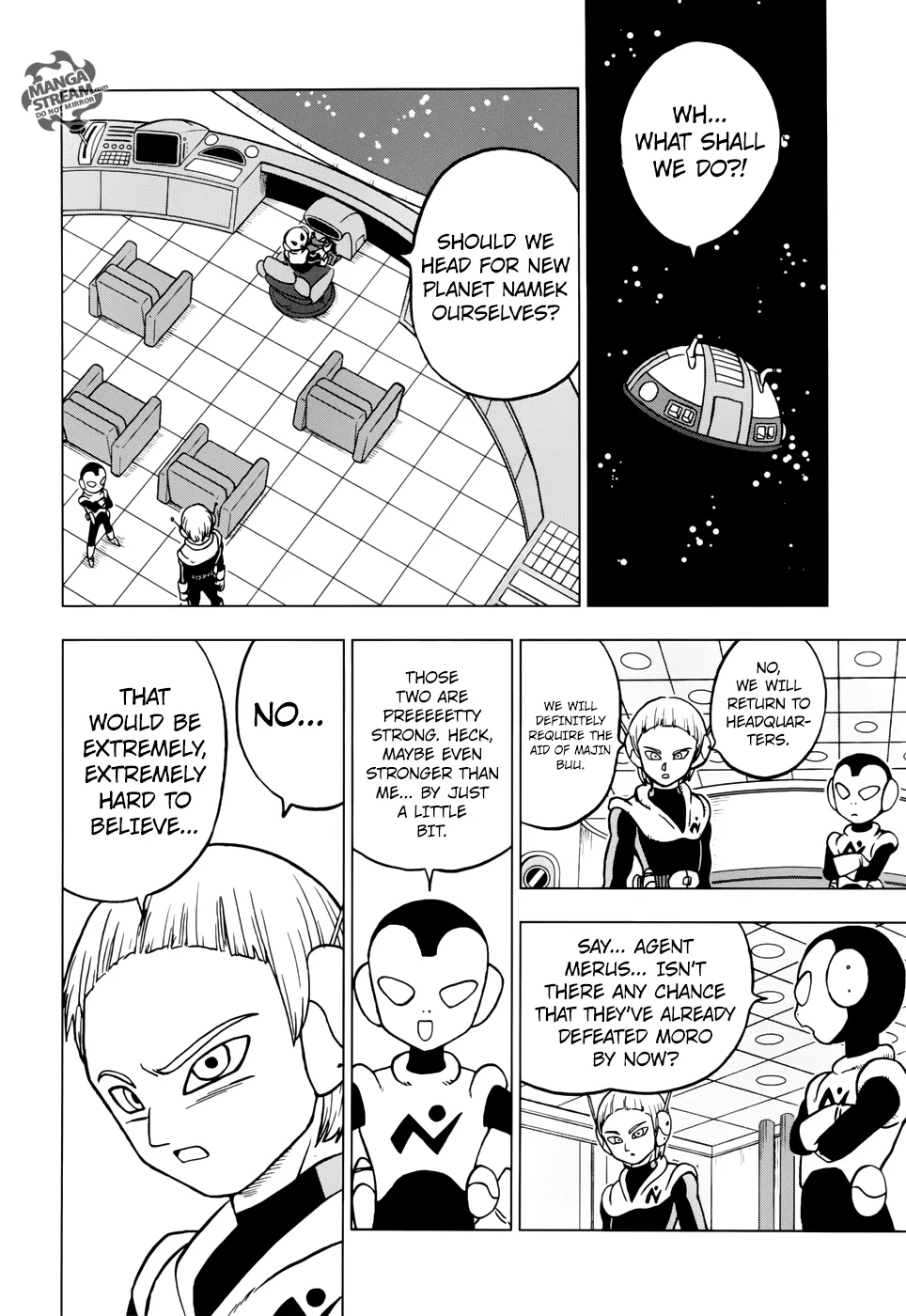 Dragon Ball Super Manga Chapter 44 page 44 - Escaped Prisoner Moro