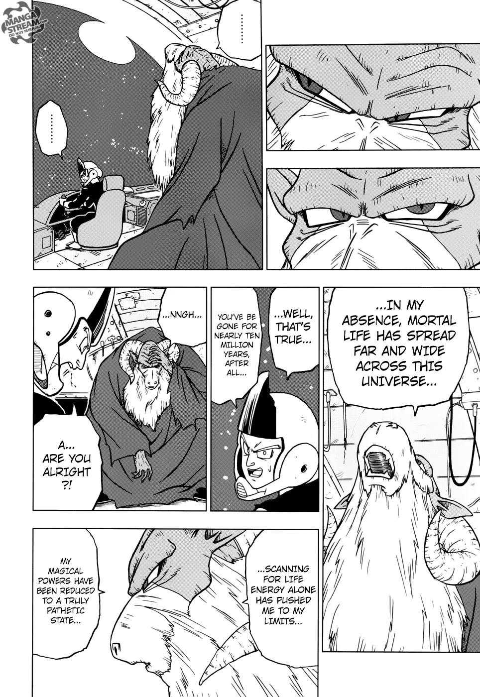 Dragon Ball Super Manga Chapter 44 page 6 - Escaped Prisoner Moro