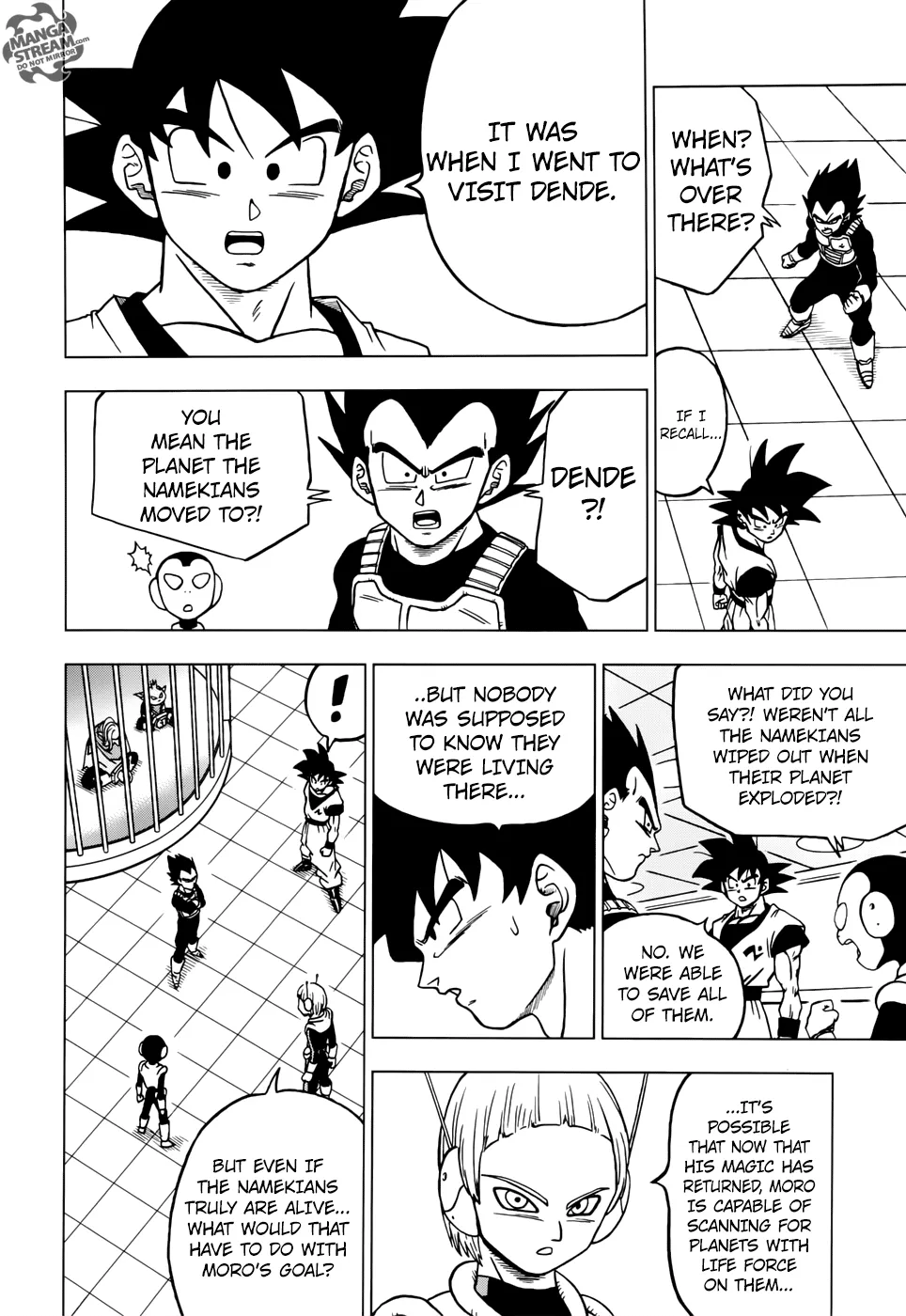 Dragon Ball Super Manga Chapter 44 page 8 - Escaped Prisoner Moro