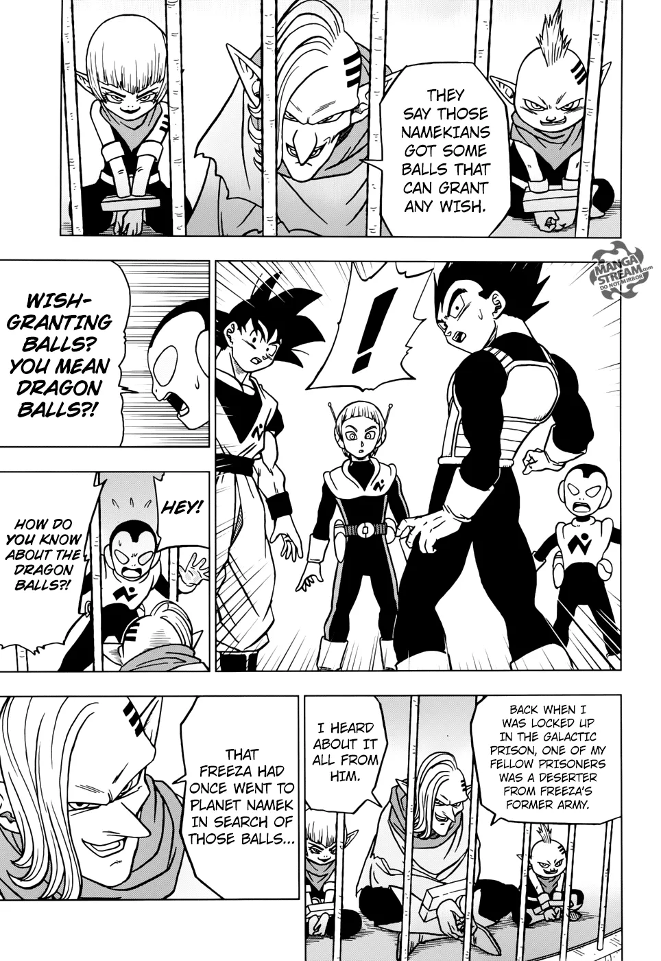 Dragon Ball Super Manga Chapter 44 page 9 - Escaped Prisoner Moro