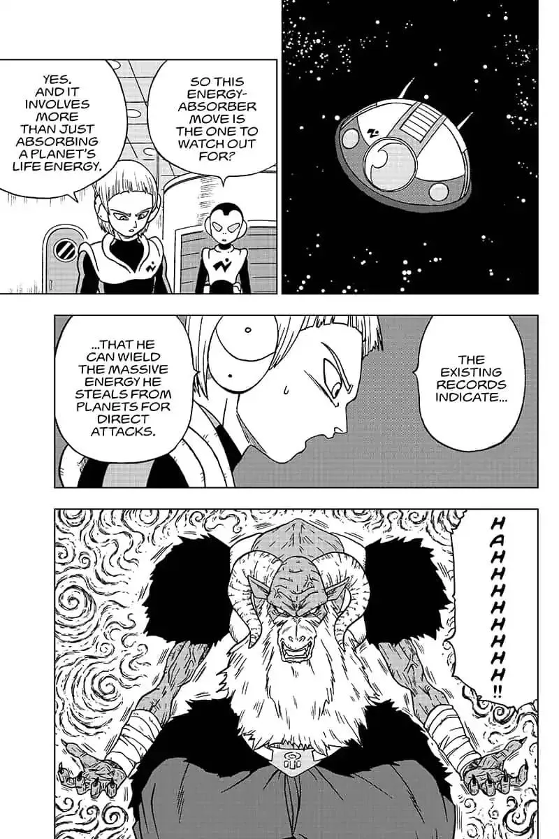 Dragon Ball Super Manga Chapter 45 page 3 - Moro's Magic