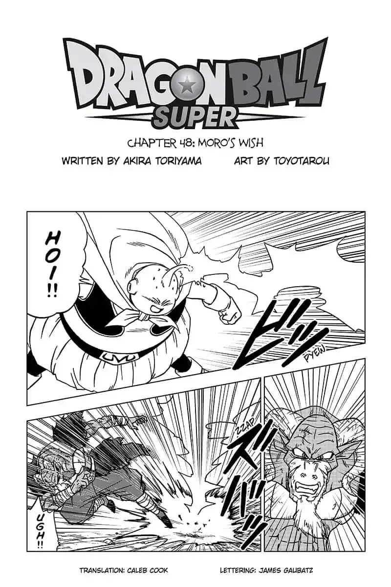 Dragon Ball Super Manga Chapter 48 page 1 - Moro's Wish