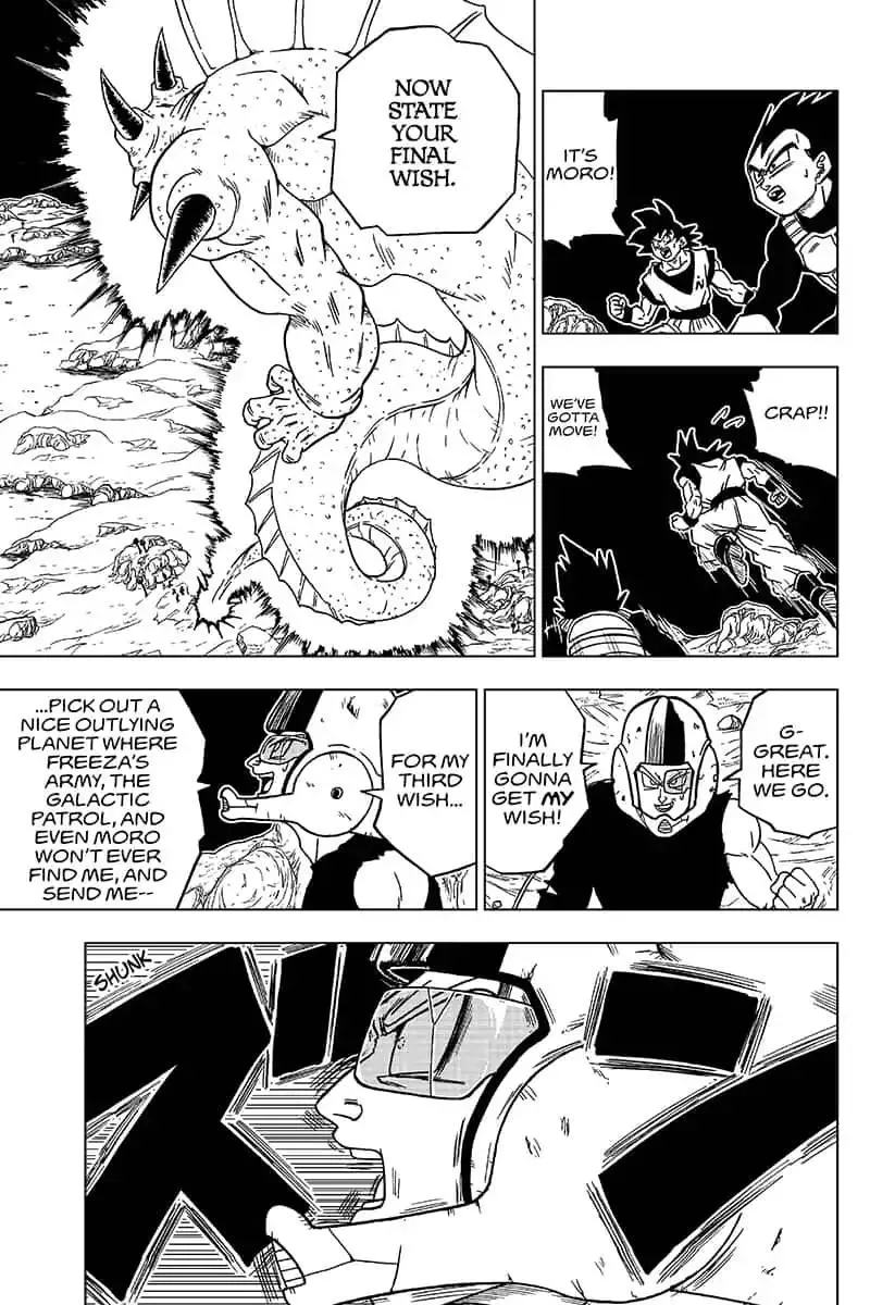 Dragon Ball Super Manga Chapter 48 page 27 - Moro's Wish