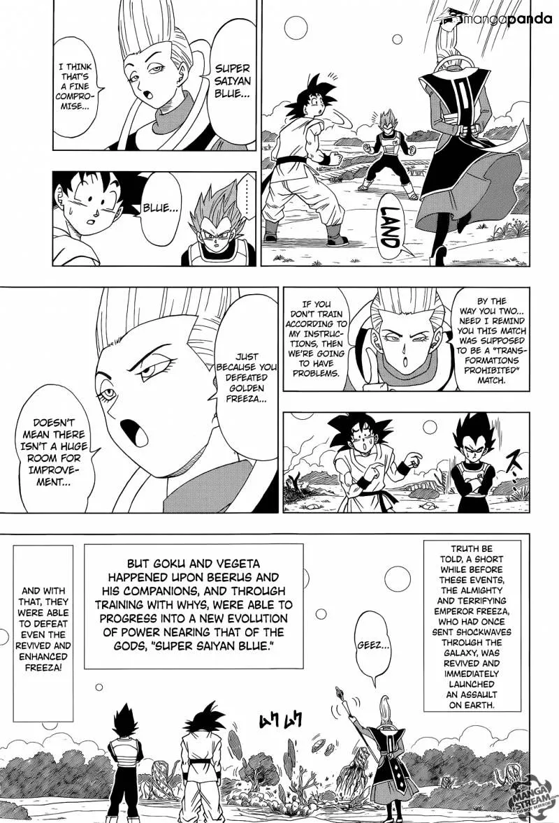 Dragon Ball Super Manga Chapter 5 page 10 - Beerus and Champa