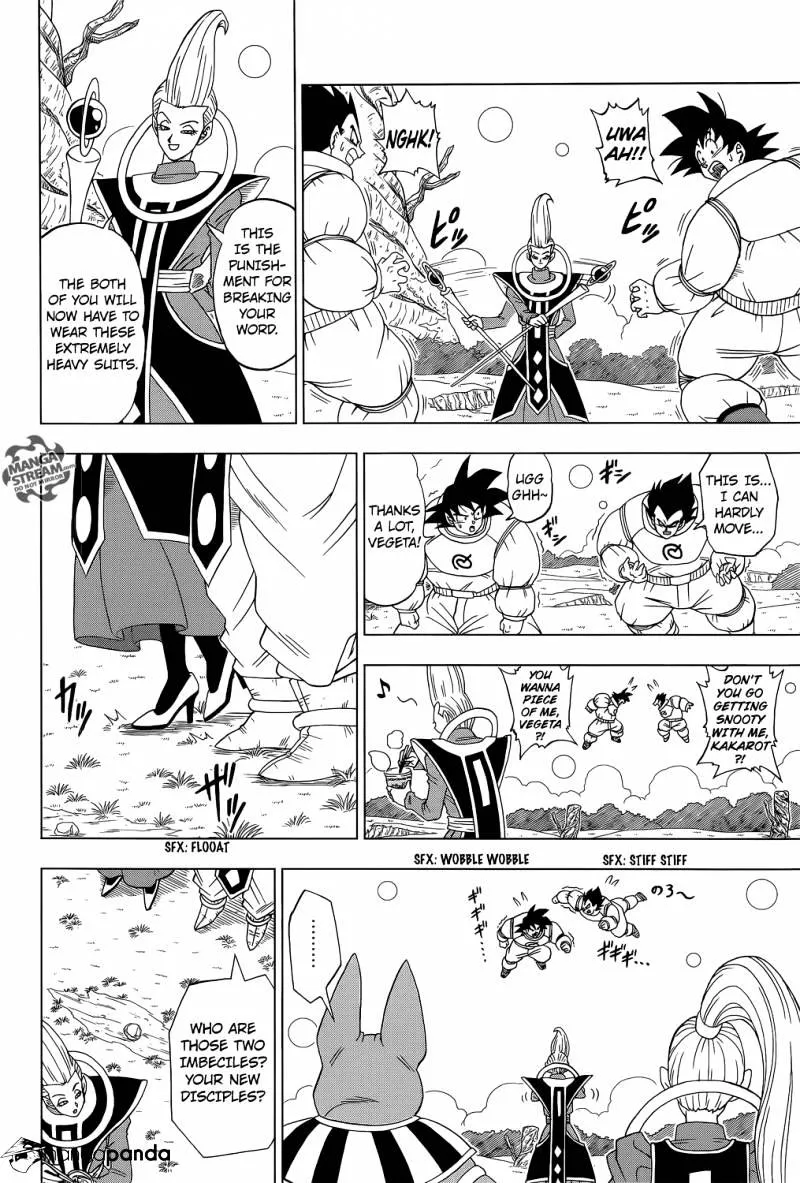 Dragon Ball Super Manga Chapter 5 page 11 - Beerus and Champa