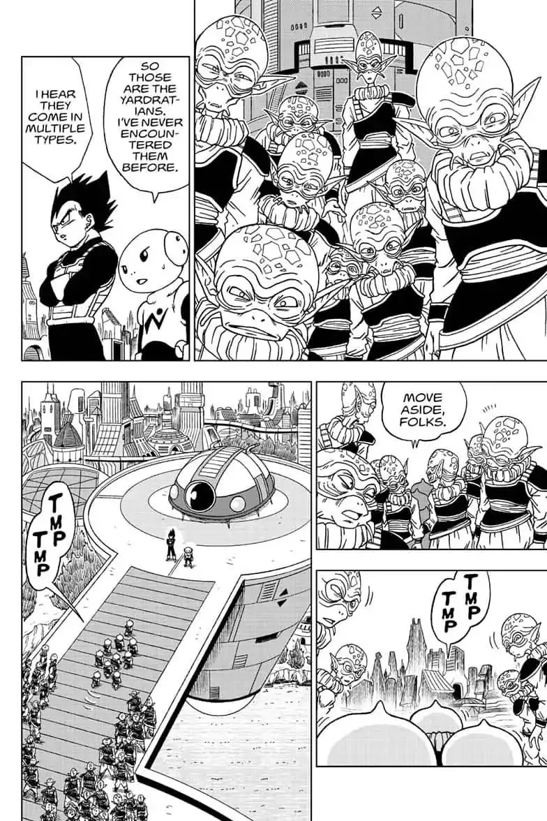 Dragon Ball Super Manga Chapter 52 page 2 - Goku and Vegeta's Training