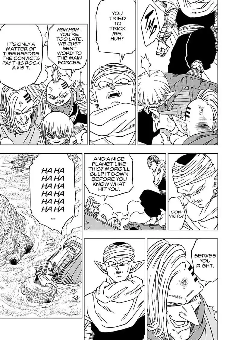 Dragon Ball Super Manga Chapter 52 page 35 - Goku and Vegeta's Training