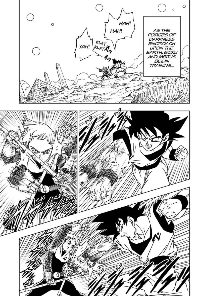 Dragon Ball Super Manga Chapter 52 page 37 - Goku and Vegeta's Training