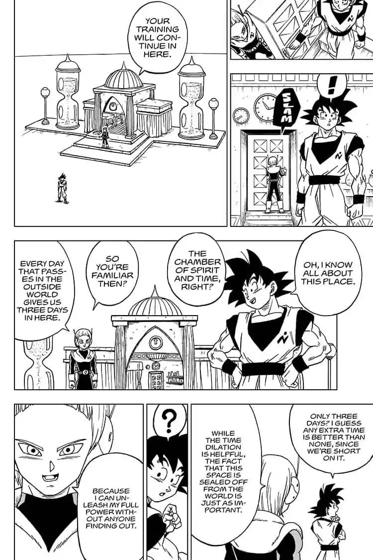 Dragon Ball Super Manga Chapter 52 page 44 - Goku and Vegeta's Training