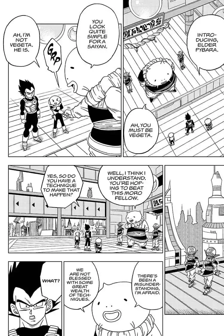 Dragon Ball Super Manga Chapter 52 page 6 - Goku and Vegeta's Training