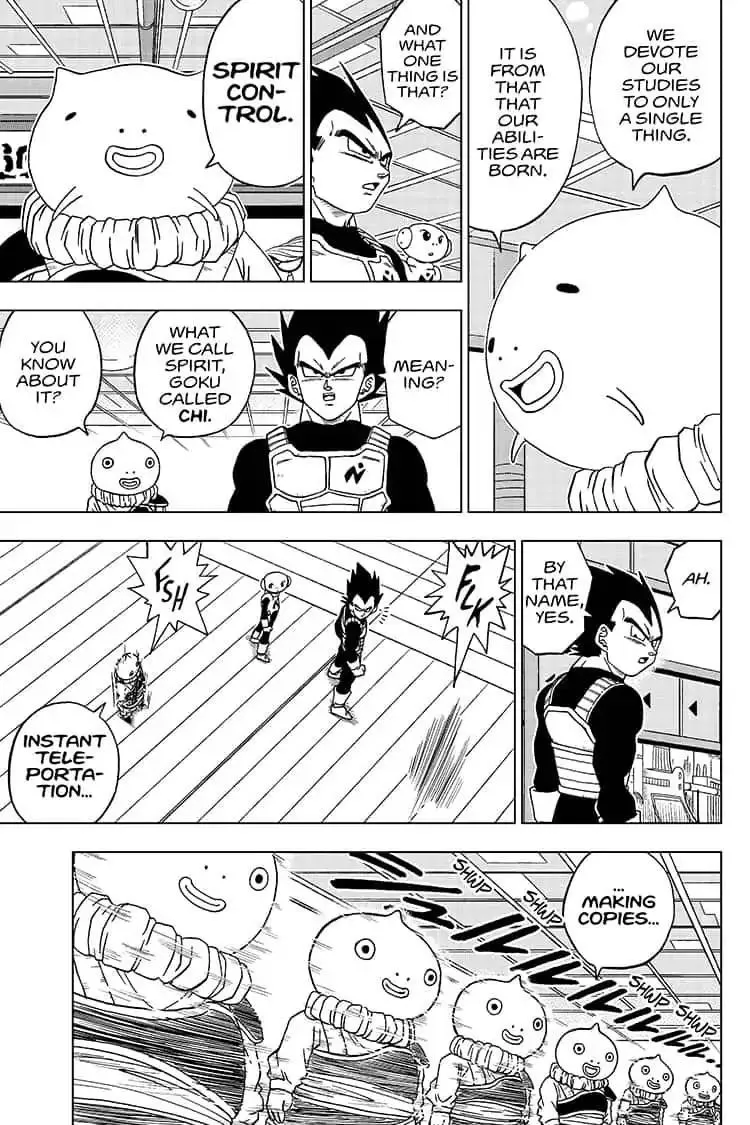 Dragon Ball Super Manga Chapter 52 page 7 - Goku and Vegeta's Training