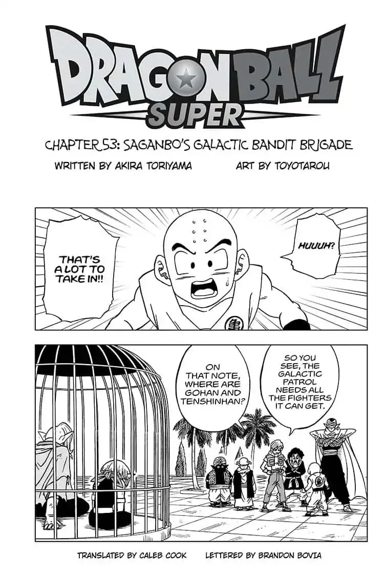 Dragon Ball Super Manga Chapter 53 page 1 - Saganbo's Galactic Bandit Brigade