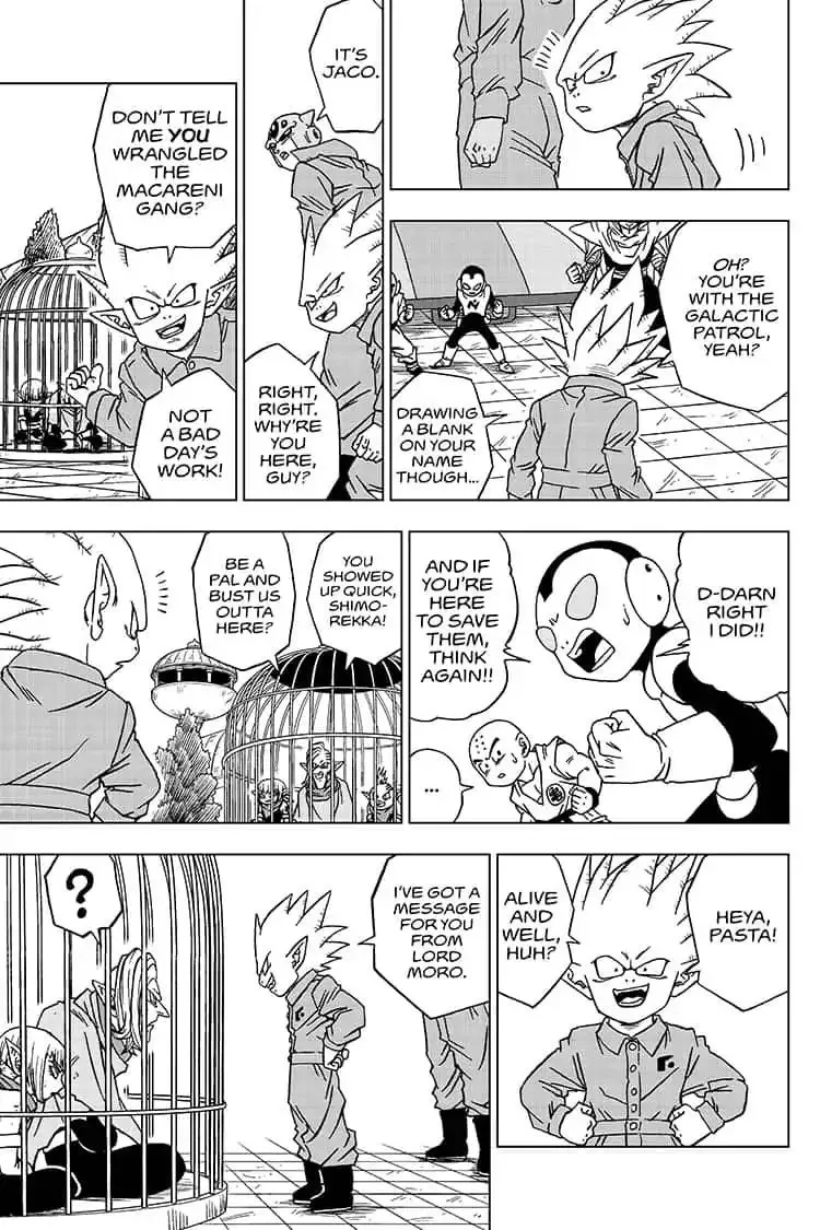 Dragon Ball Super Manga Chapter 53 page 17 - Saganbo's Galactic Bandit Brigade