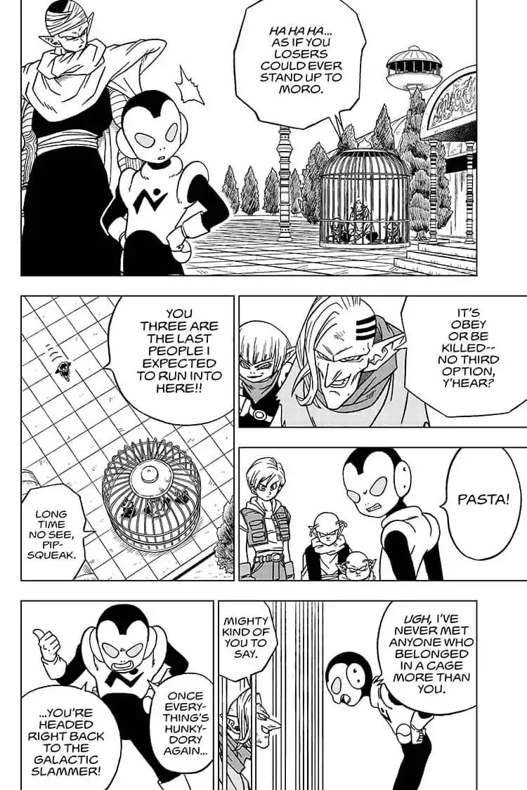 Dragon Ball Super Manga Chapter 53 page 4 - Saganbo's Galactic Bandit Brigade