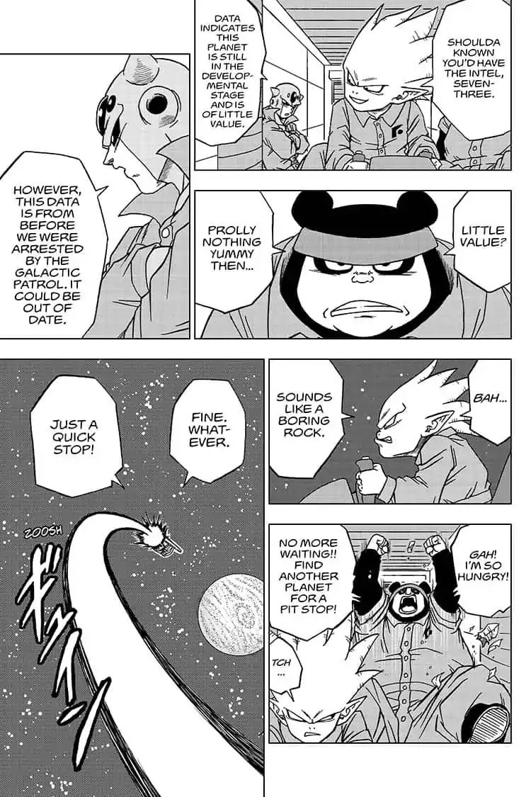 Dragon Ball Super Manga Chapter 53 page 7 - Saganbo's Galactic Bandit Brigade