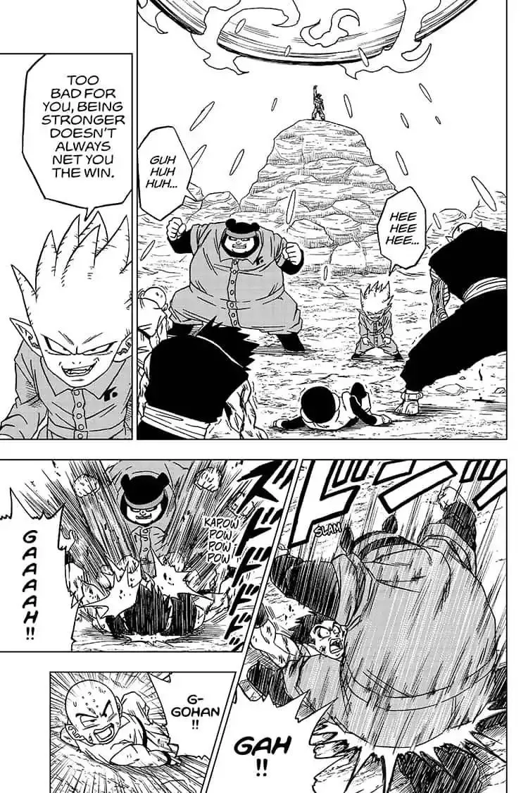 Dragon Ball Super Manga Chapter 54 page 31 - Son Gohan vs. Seven-Three