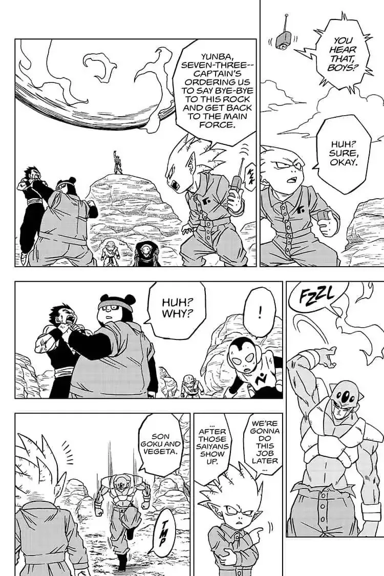 Dragon Ball Super Manga Chapter 54 page 36 - Son Gohan vs. Seven-Three
