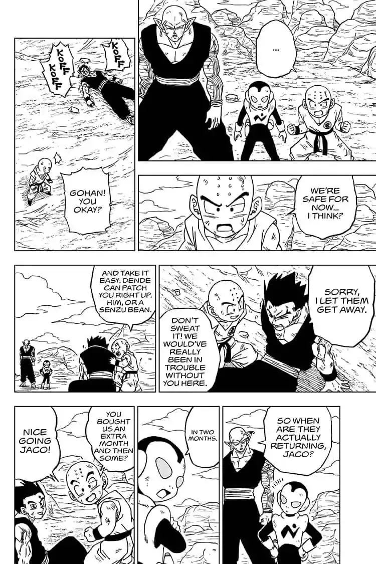 Dragon Ball Super Manga Chapter 54 page 40 - Son Gohan vs. Seven-Three