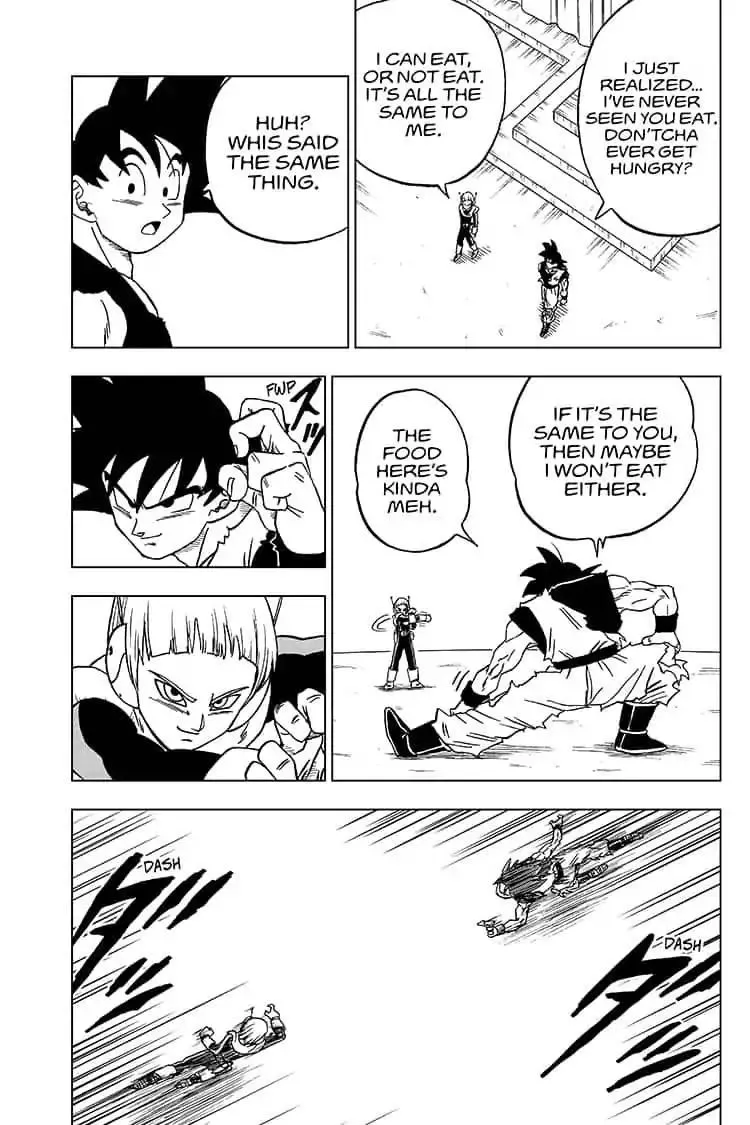 Dragon Ball Super Manga Chapter 54 page 43 - Son Gohan vs. Seven-Three