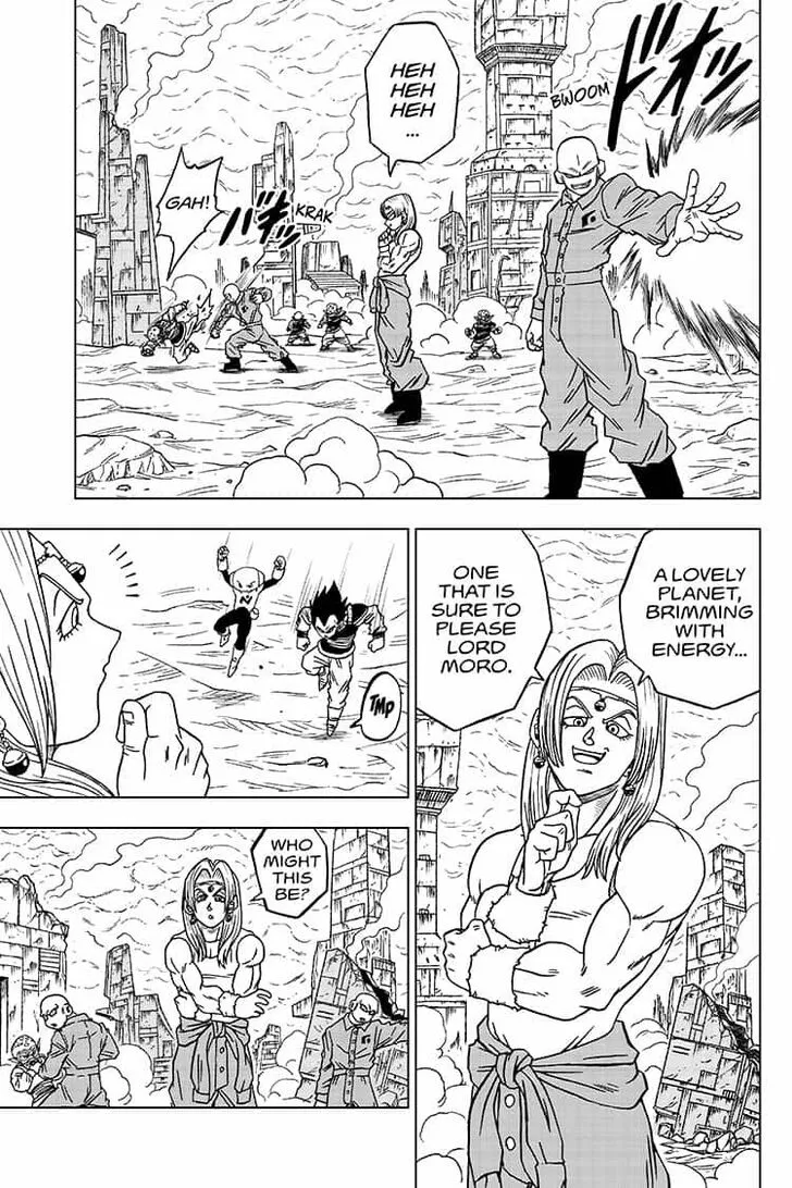 Dragon Ball Super Manga Chapter 55 page 11 - Merus's True Identity